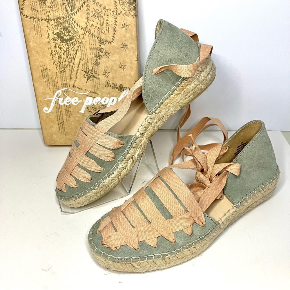 Free People‎ Heat Wave Wrap Ballet Inspired Espadrilles New in Box
